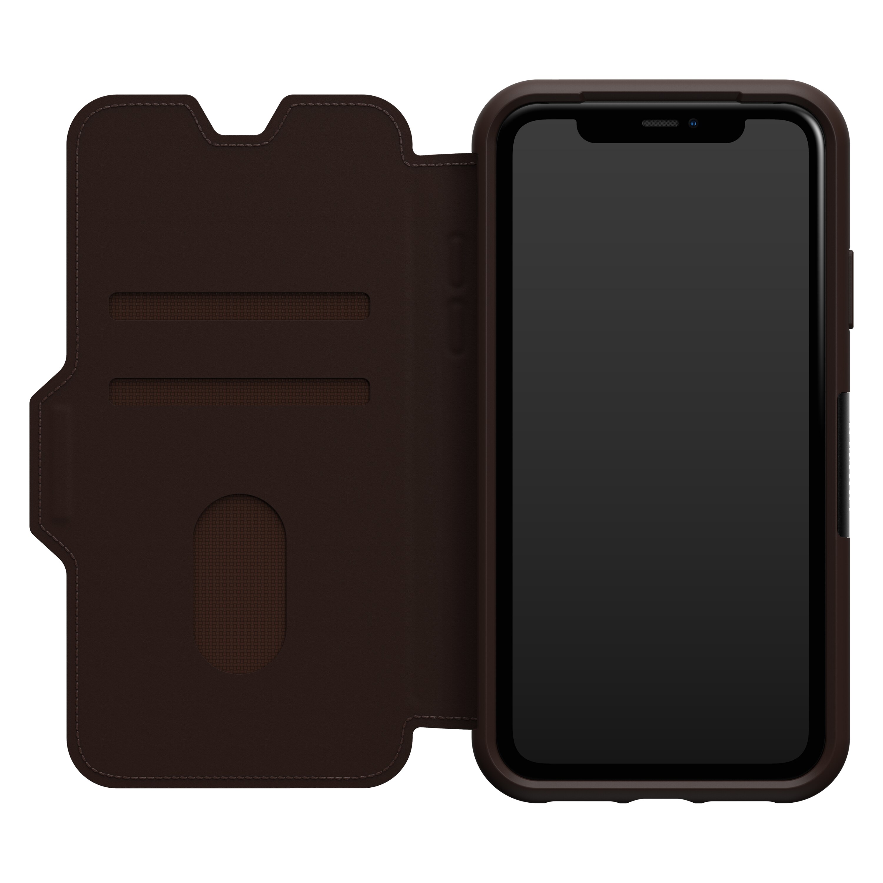 Coque Strada iPhone 11, Brown