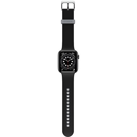 Bracelet pour Apple Watch 45mm Series 7, noir/gris (Pavement)