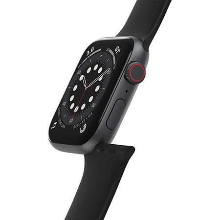 Bracelet pour Apple Watch 45mm Series 7, noir/gris (Pavement)