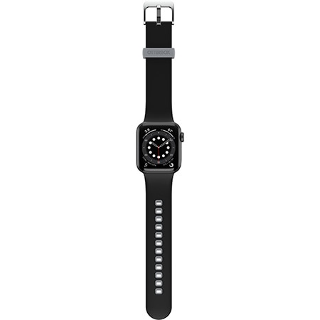 Bracelet pour Apple Watch 41mm Series 7, noir/gris (Pavement)
