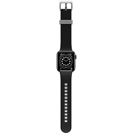 Bracelet pour Apple Watch 41mm Series 9, noir/gris (Pavement)
