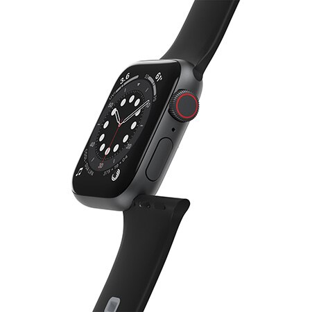 Bracelet pour Apple Watch 41mm Series 9, noir/gris (Pavement)