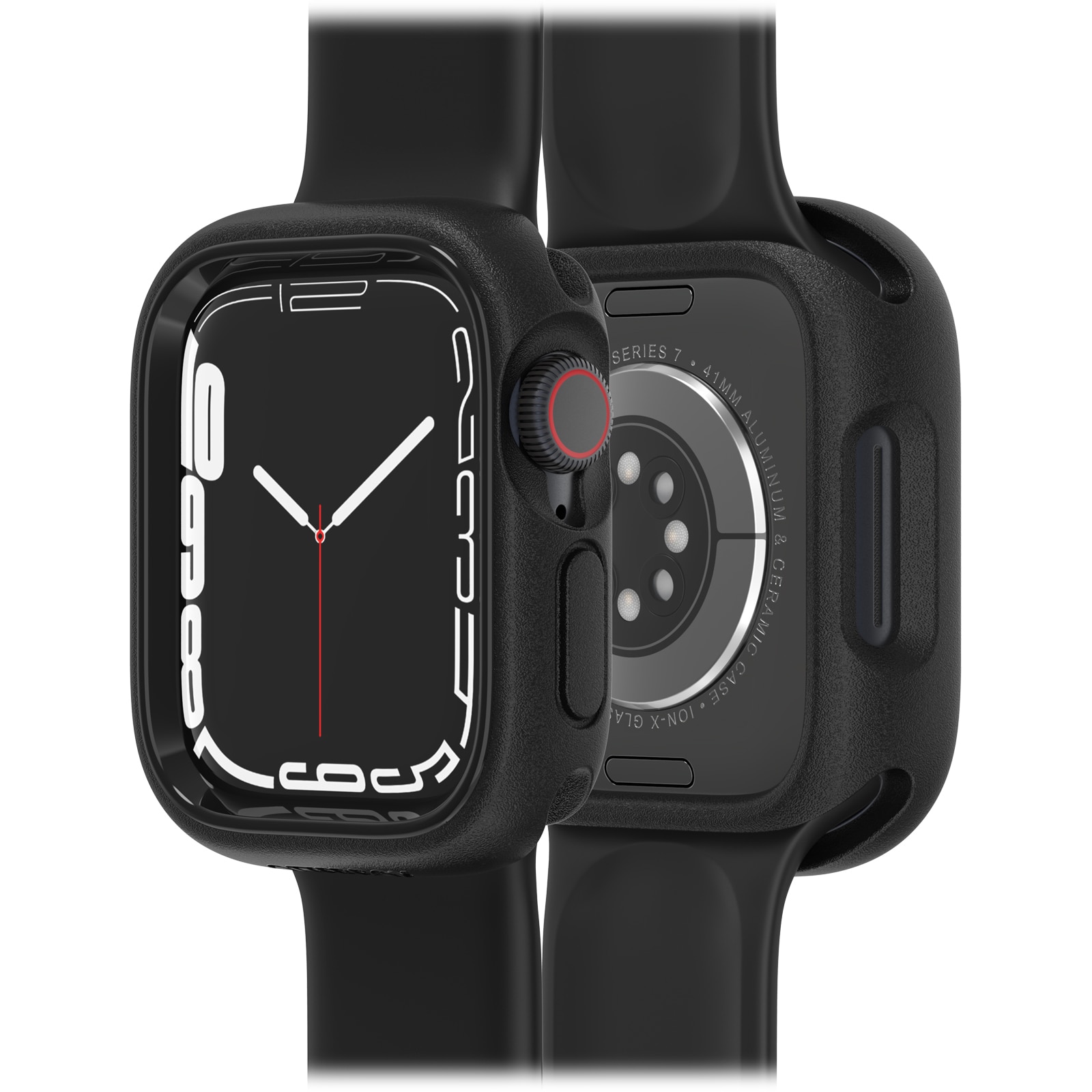 Exo Edge Coque Apple Watch 45mm Series 7, noir