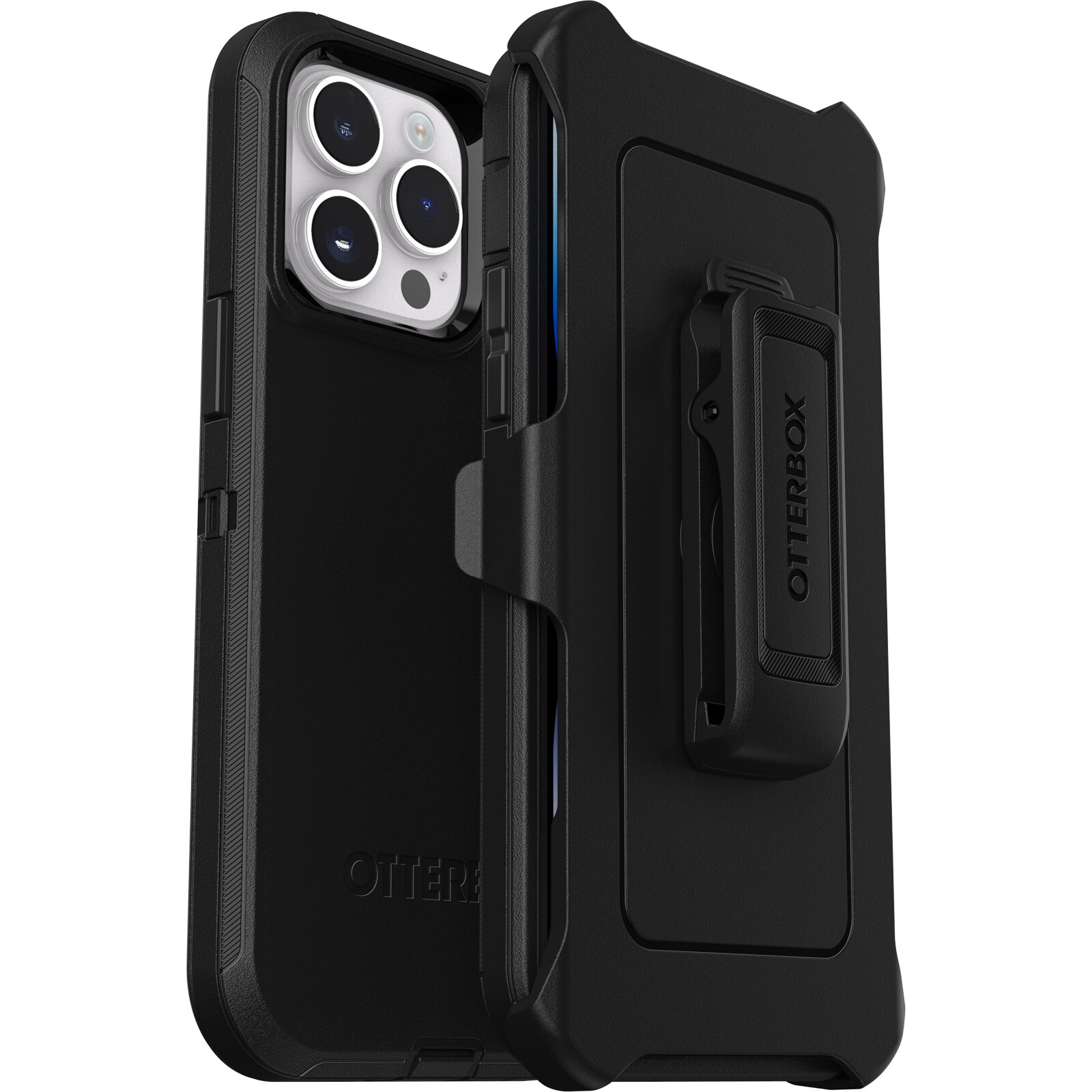 Coque Defender iPhone 14 Pro, noir