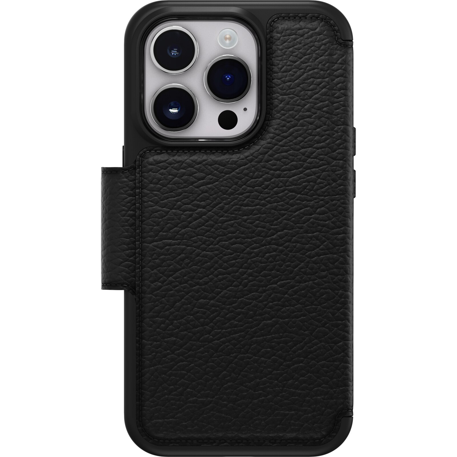 Coque Strada iPhone 14 Pro, noir