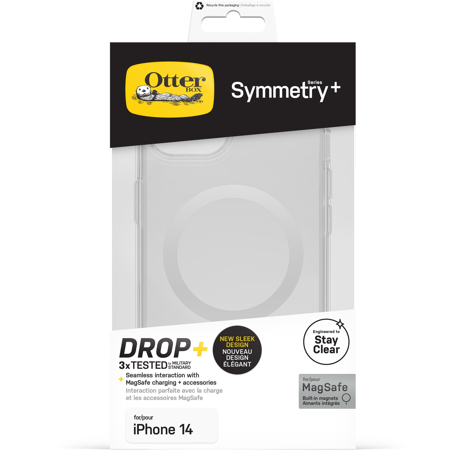 Coque Symmetry Plus MagSafe iPhone 14, Clear