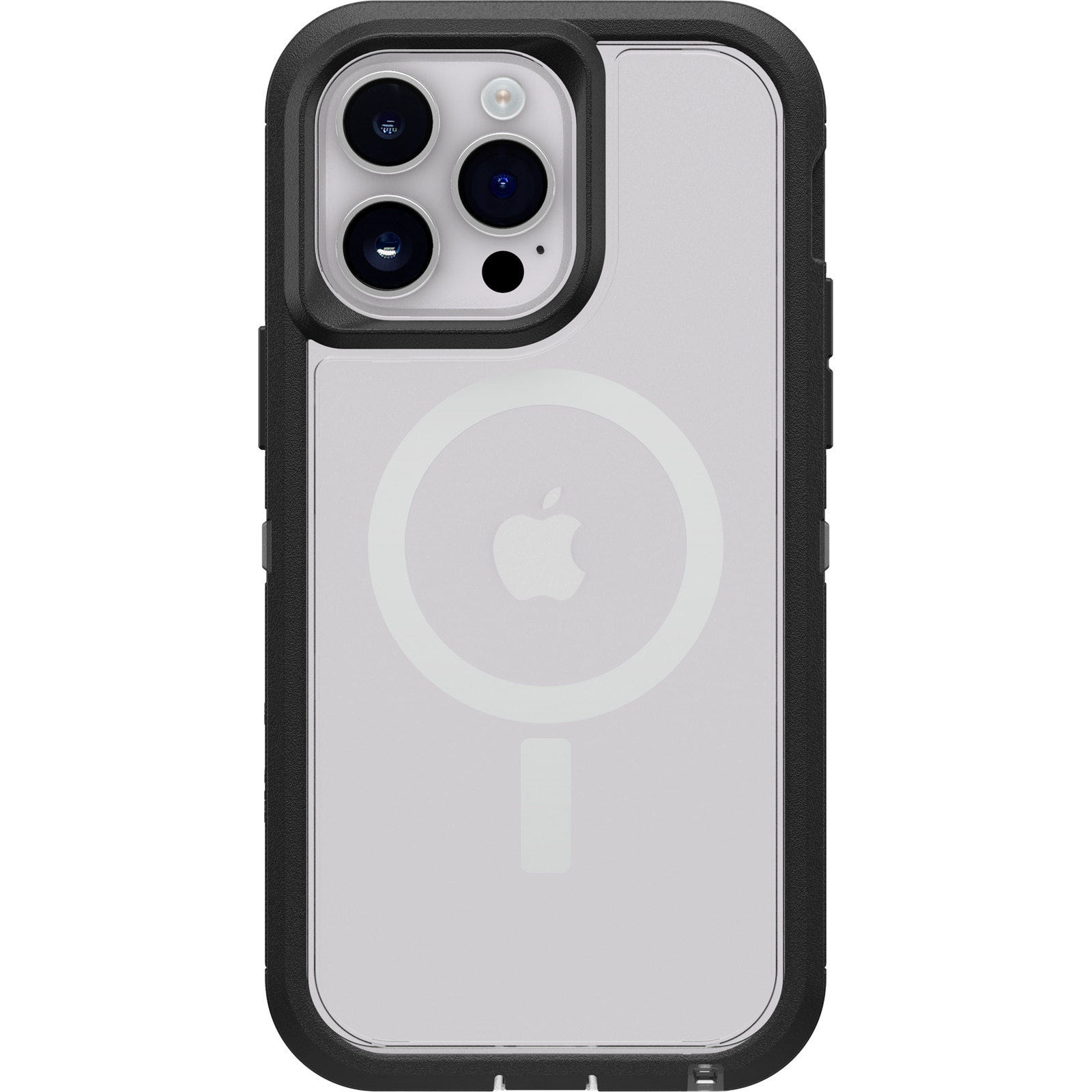 Coque Defender XT iPhone 14 Pro, noir / transparent