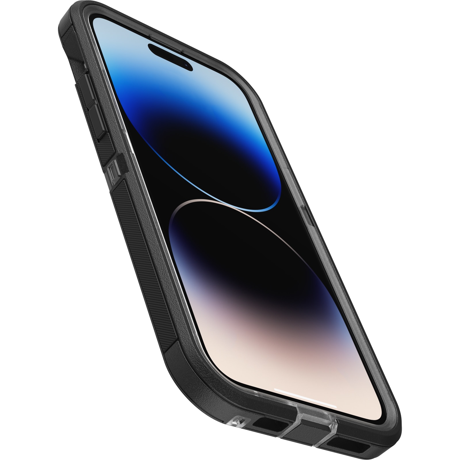 Coque Defender XT iPhone 14 Pro Max, noir / transparent