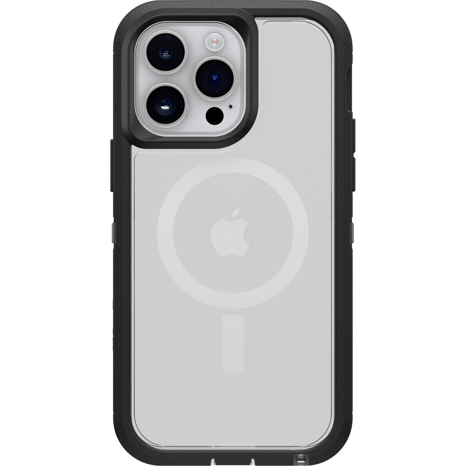 Coque Defender XT iPhone 14 Pro Max, noir / transparent