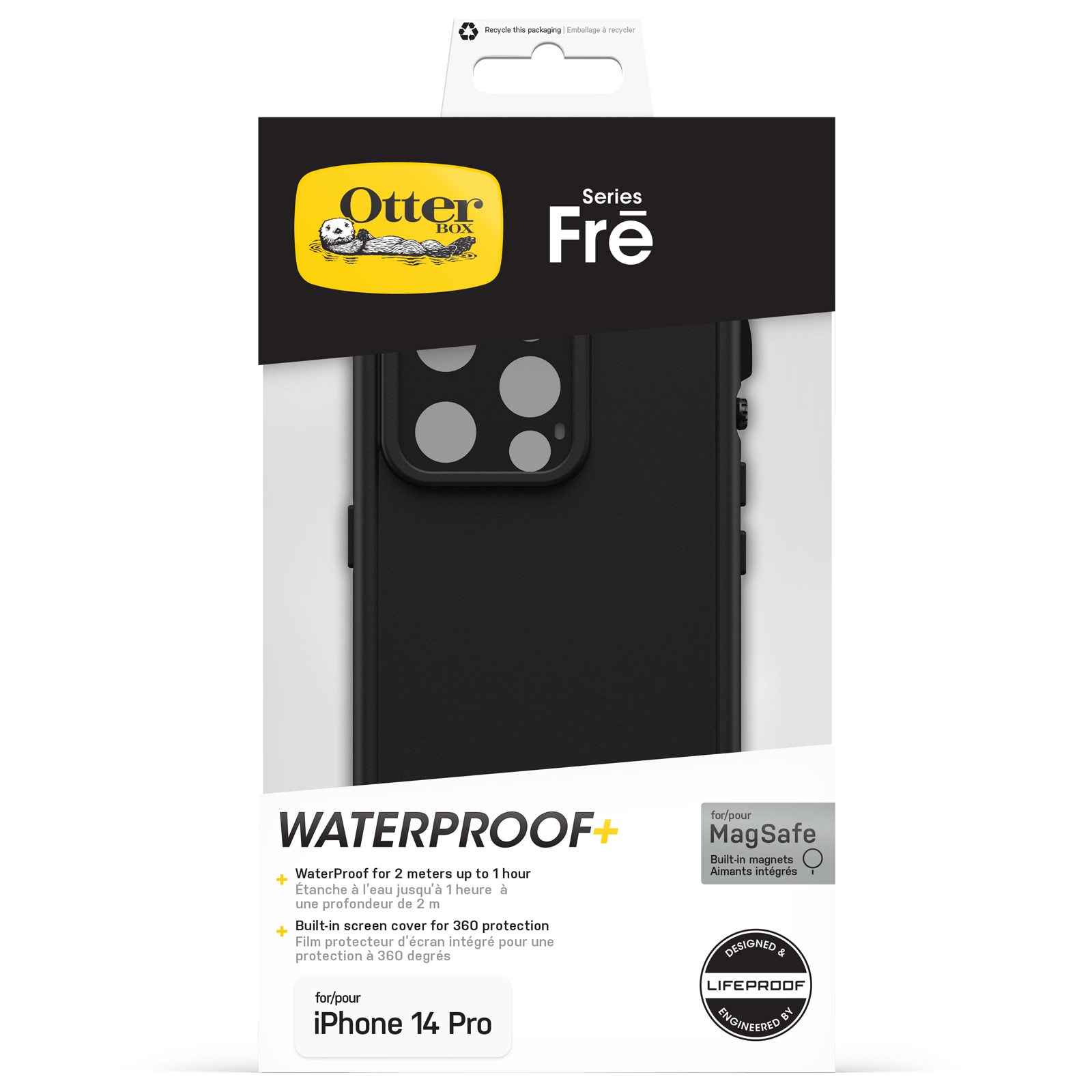 FRE MagSafe Coque iPhone 14 Pro, noir