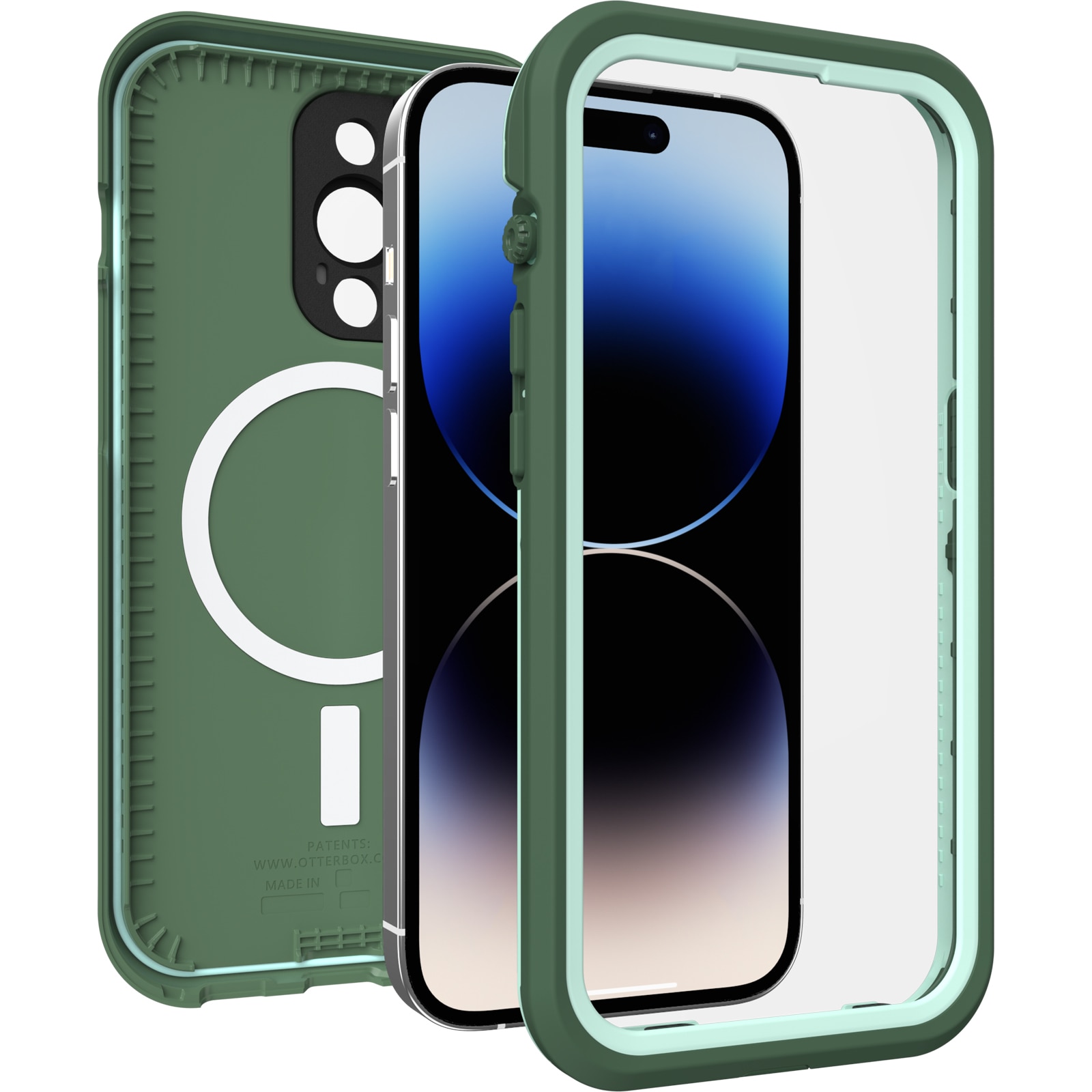FRE MagSafe Coque iPhone 14 Pro, vert