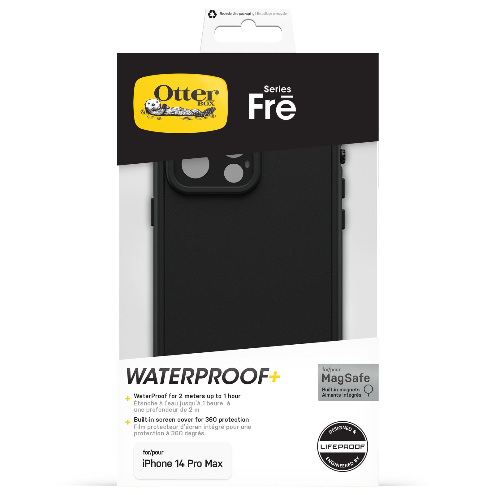 FRE MagSafe Coque iPhone 14 Pro Max, noir