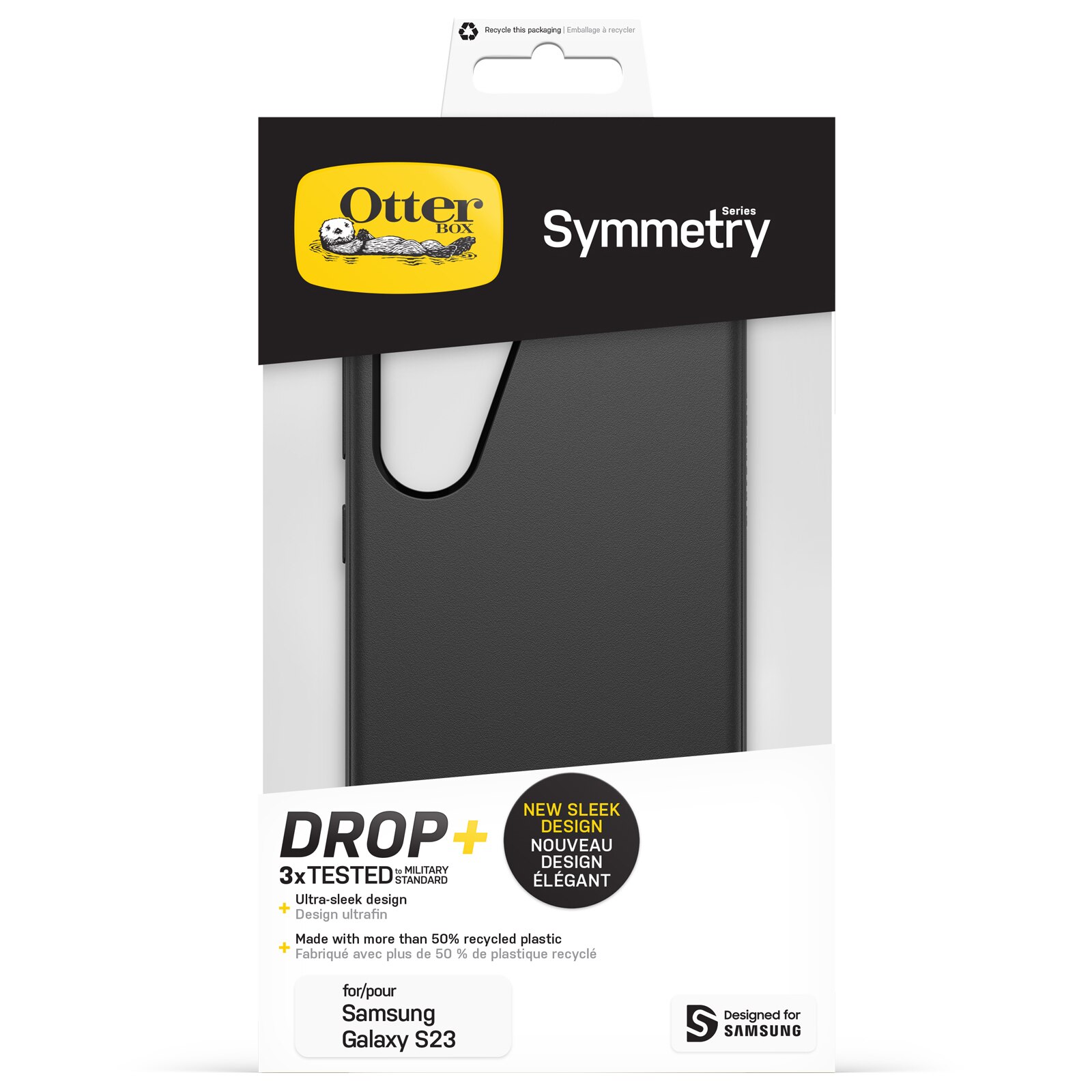 Coque Symmetry Samsung Galaxy S23, Clear