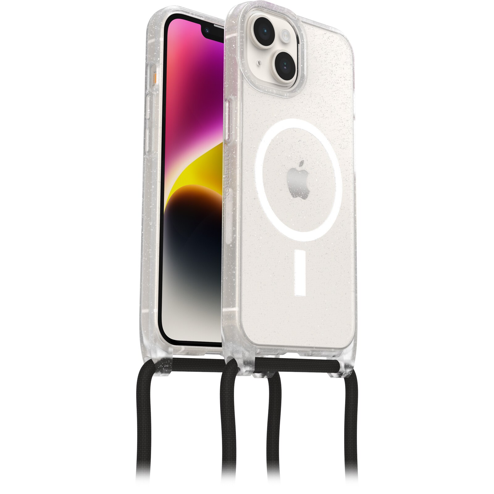Coque React Necklace MagSafe iPhone 13, Stardust Glitter