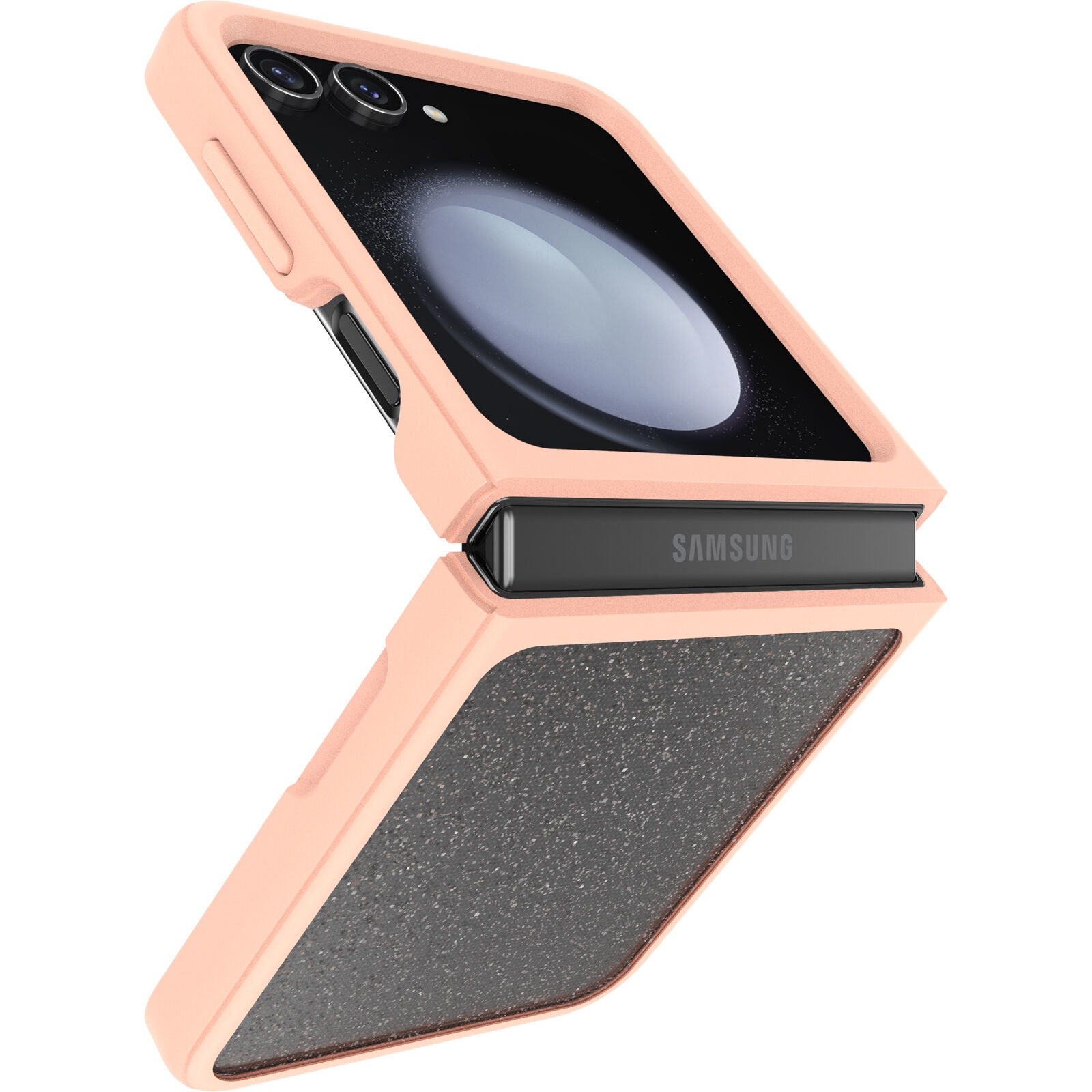 Coque Thin Flex Samsung Galaxy Flip 5, Sweet Peach/Stardust