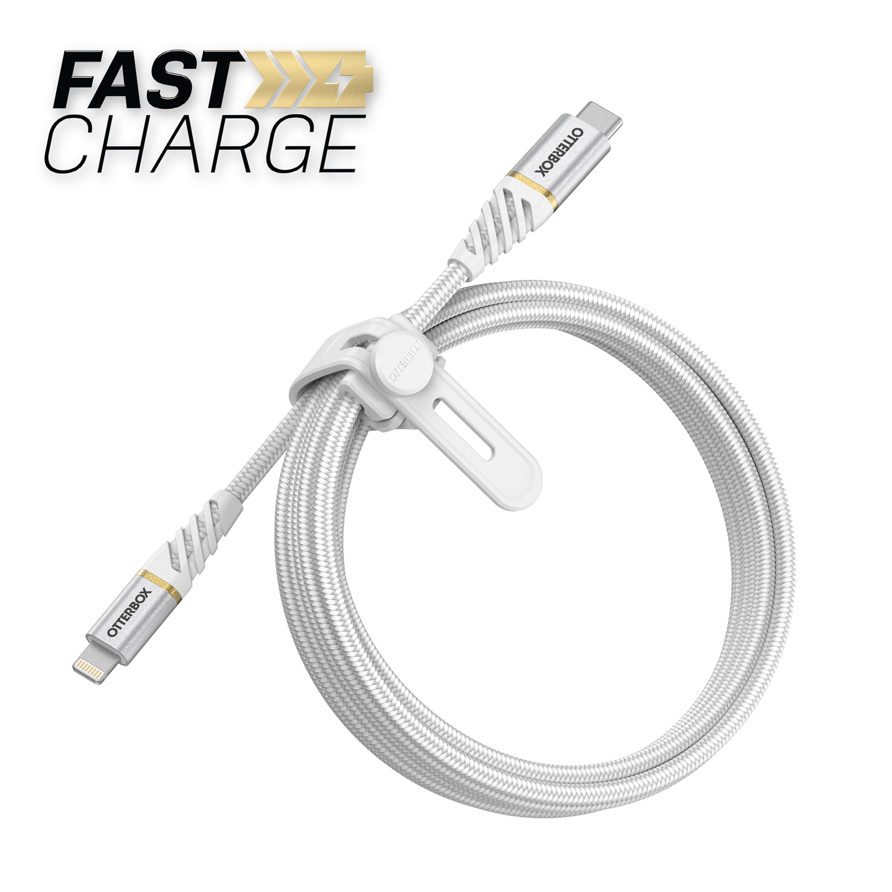 USB-C vers Lightning Câble 2 mètres Premium Fast Charge, blanc