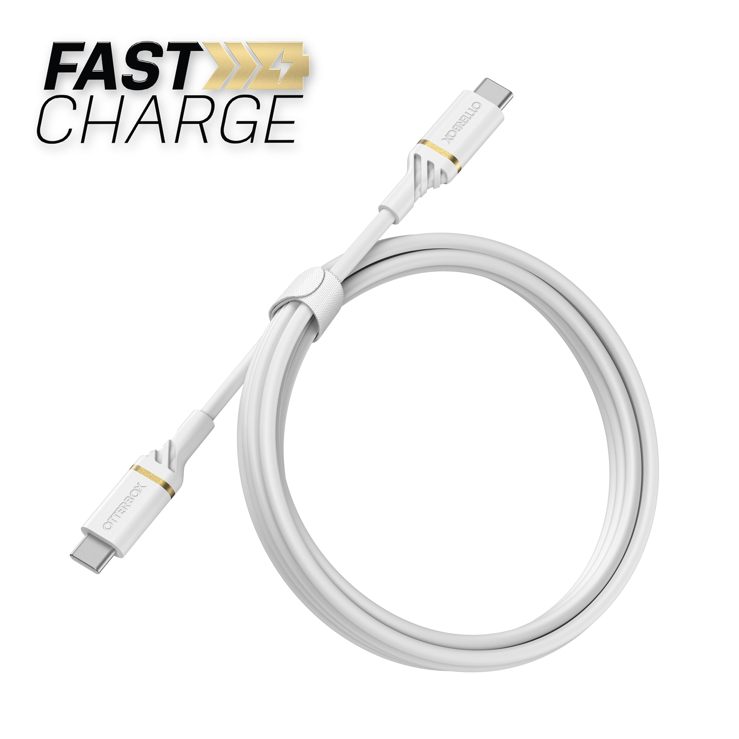 USB-C vers USB-C Câble 1 mètres Fast Charge, blanc