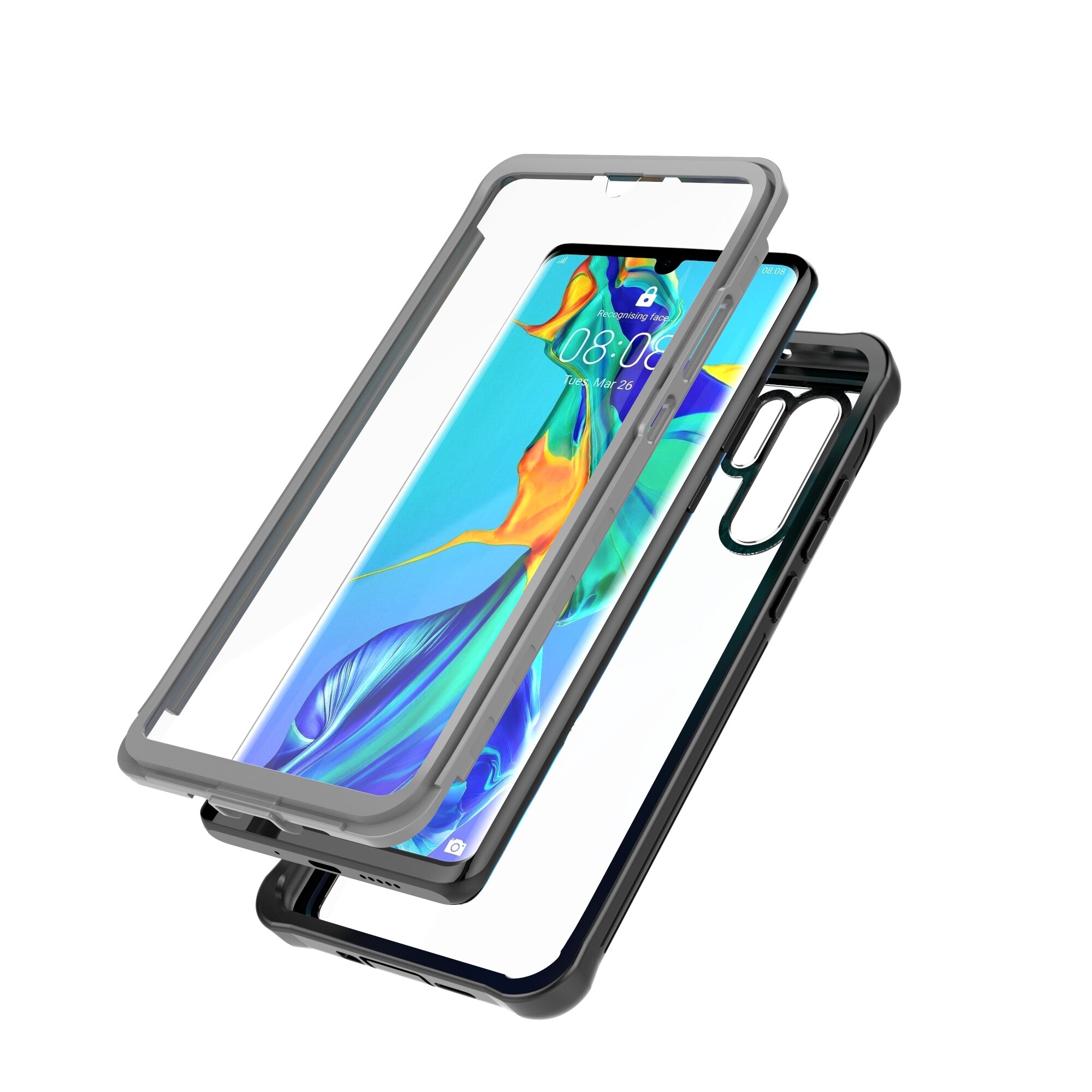 Coque Premium Full Protection Huawei P30 Pro, noir