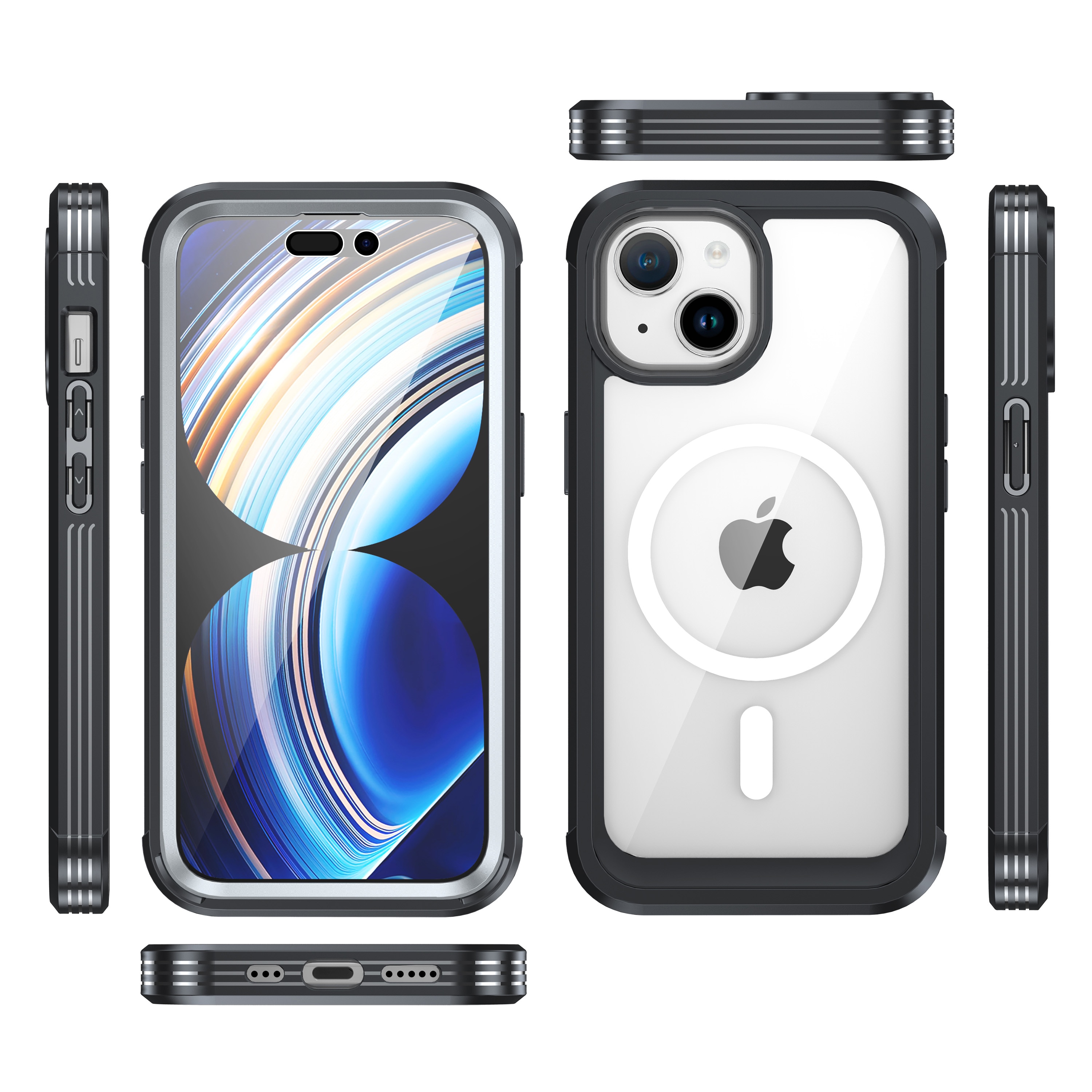 Coque Premium Full Protection iPhone 15, Black