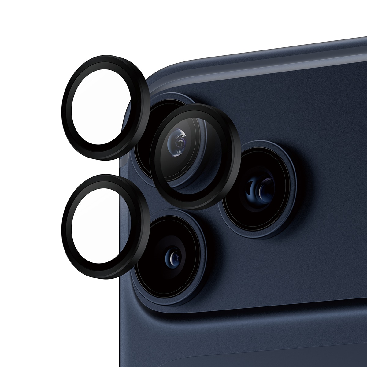 iPhone 17 Pro Hoops Camera Lens Protector, Noir