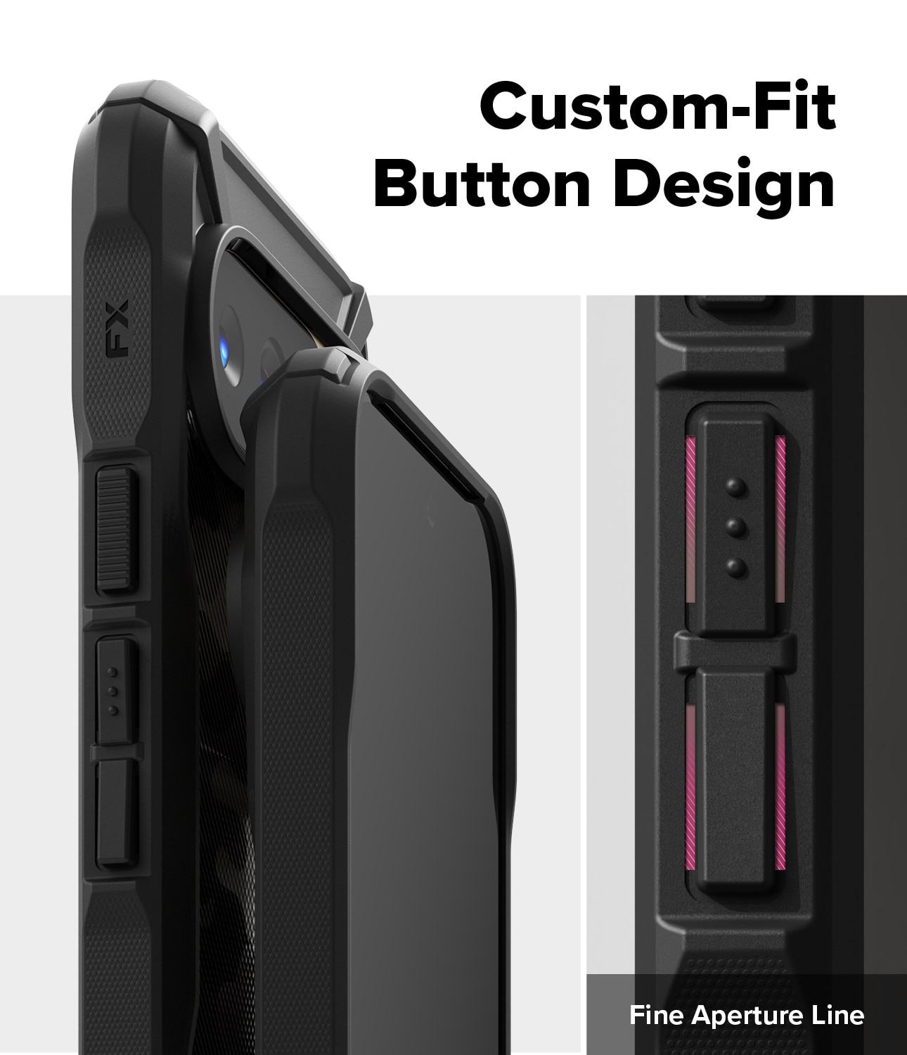 Coque Fusion X Google Pixel 10, Camo Black