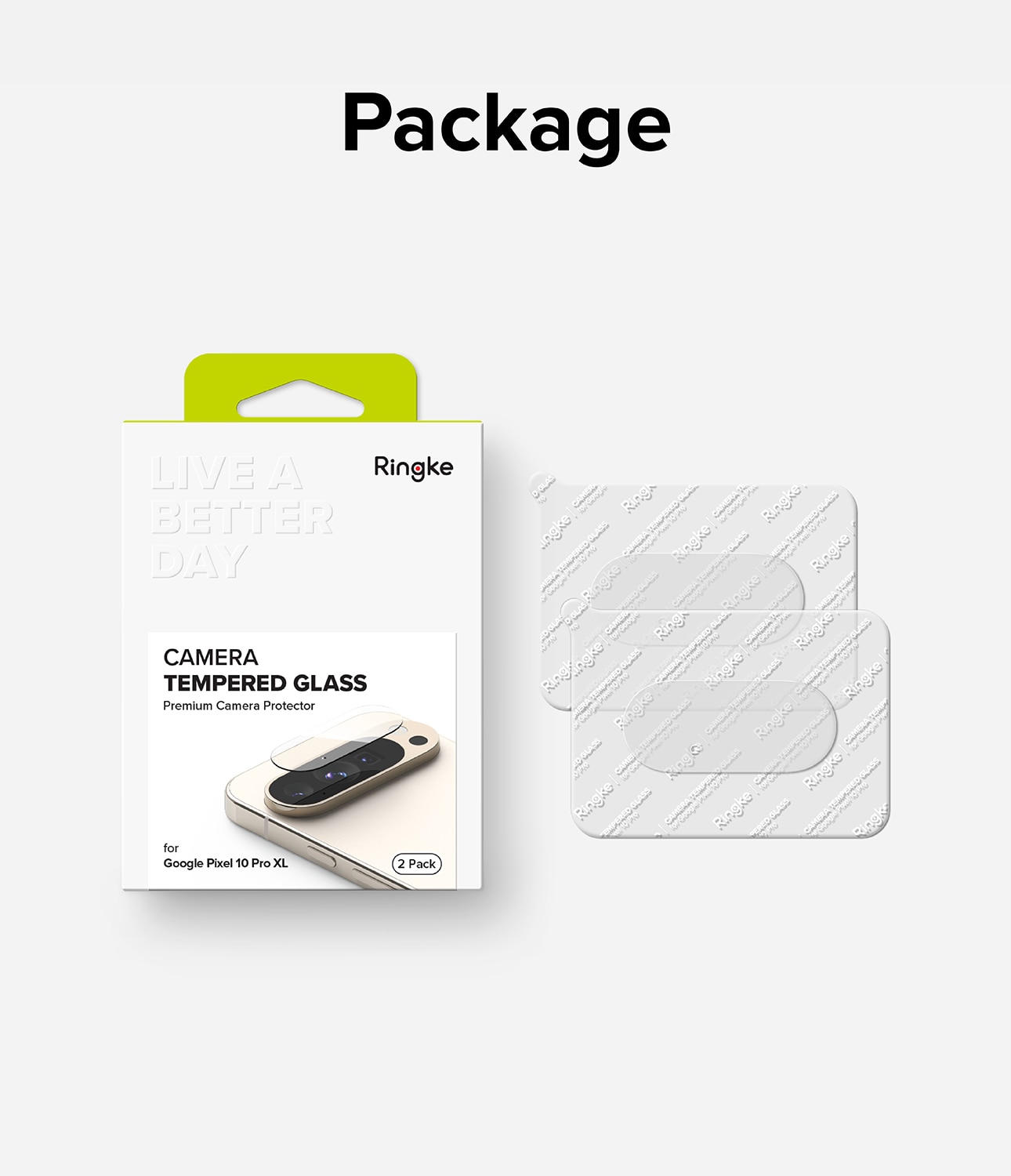 Camera Protector Glass (2 pièces) Google Pixel 10 Pro XL