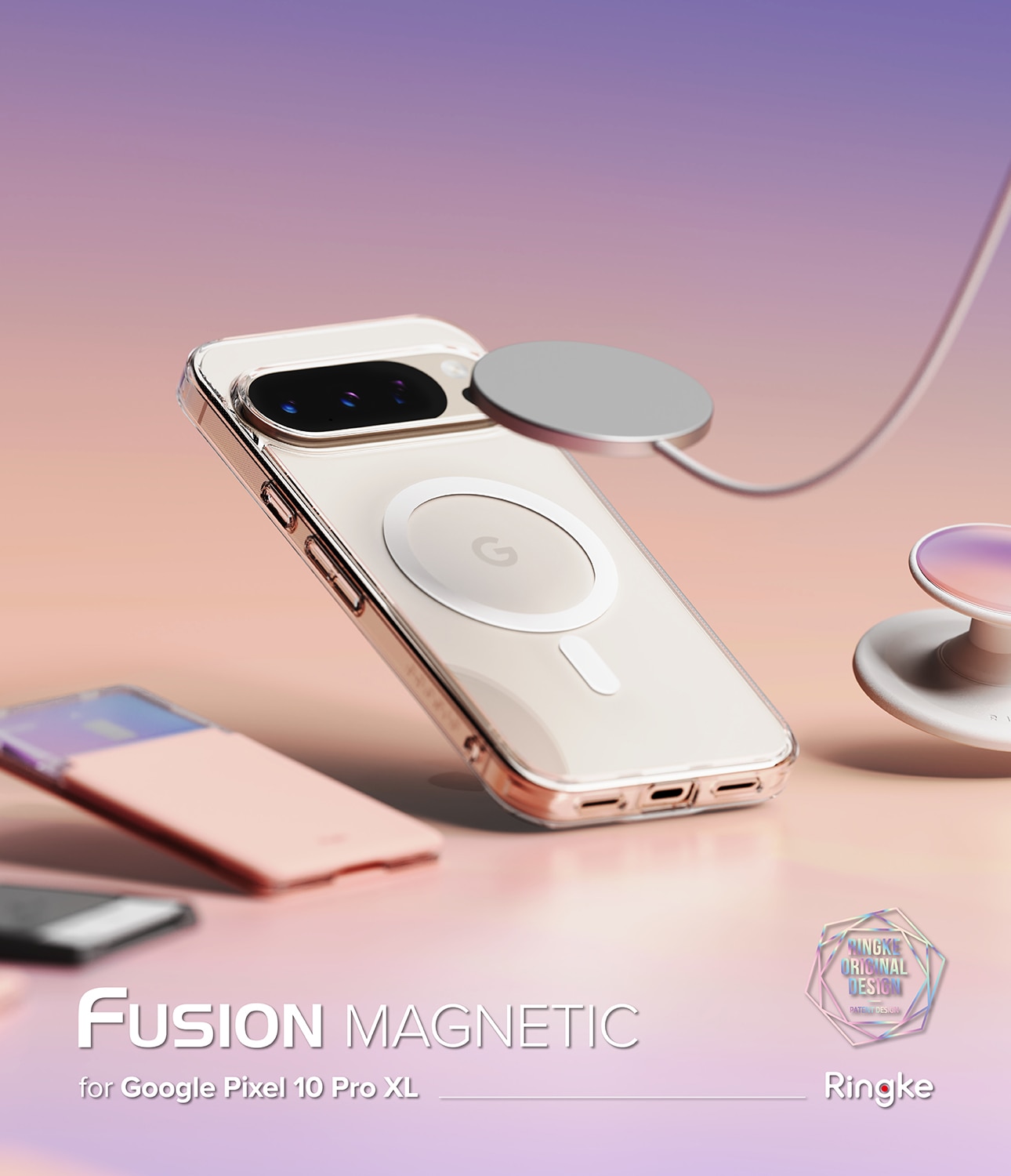 Coque Fusion Magnetic Google Pixel 10 Pro XL Transparent