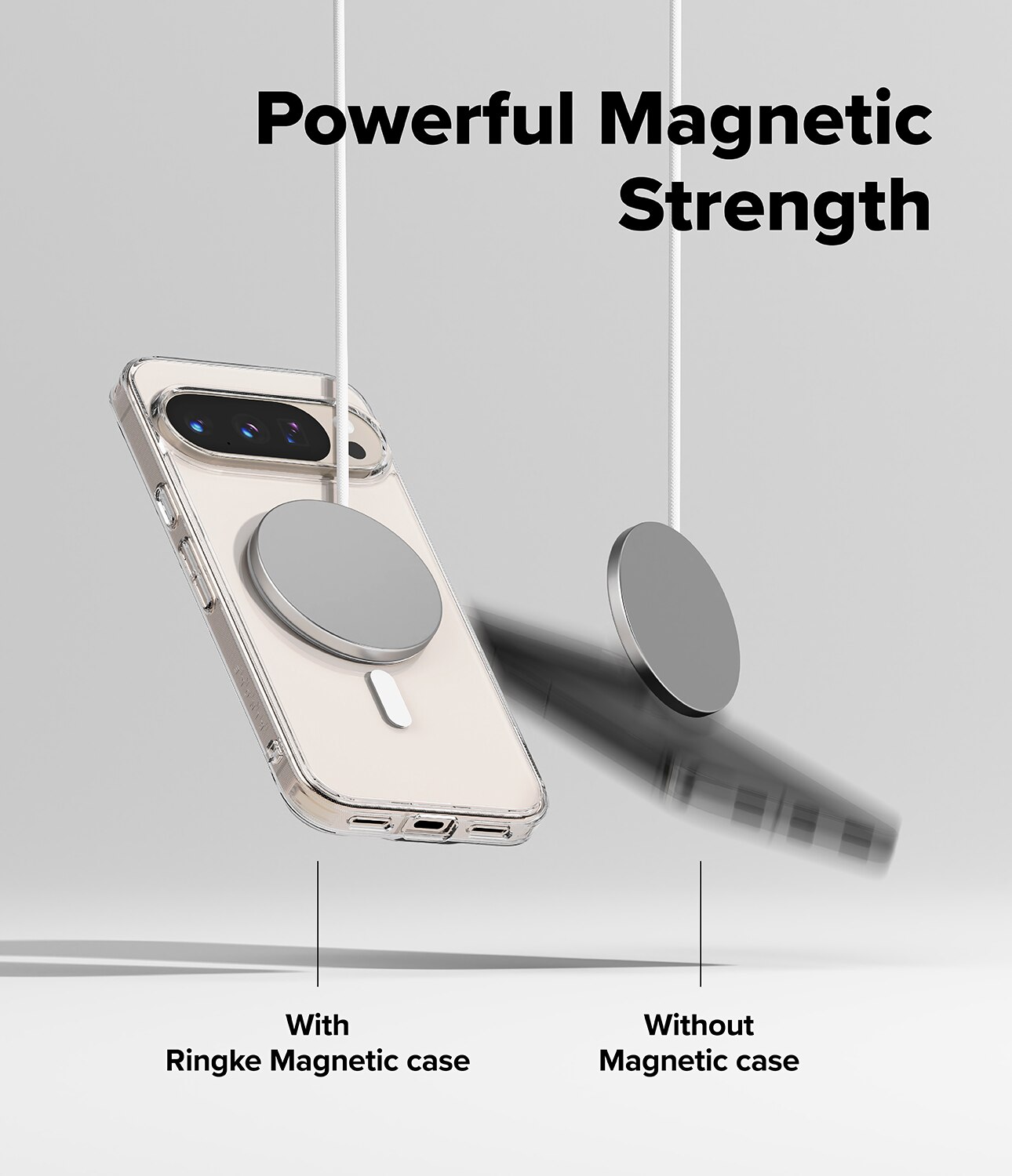 Coque Fusion Magnetic Google Pixel 10 Pro XL Transparent