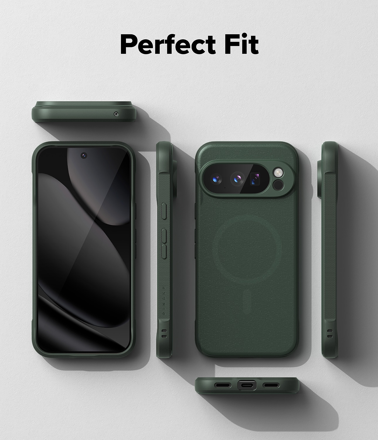 Coque Onyx Magnetic Google Pixel 10 Pro XL, Dark Green