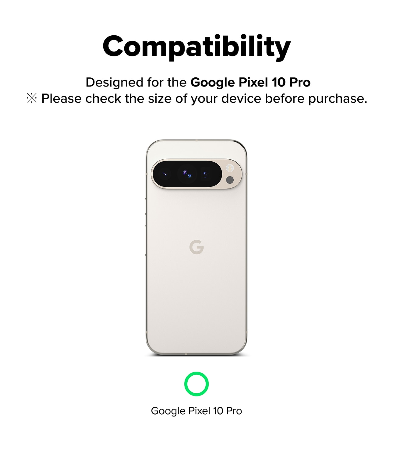 Camera Protector Glass (2 pièces) Google Pixel 10 Pro