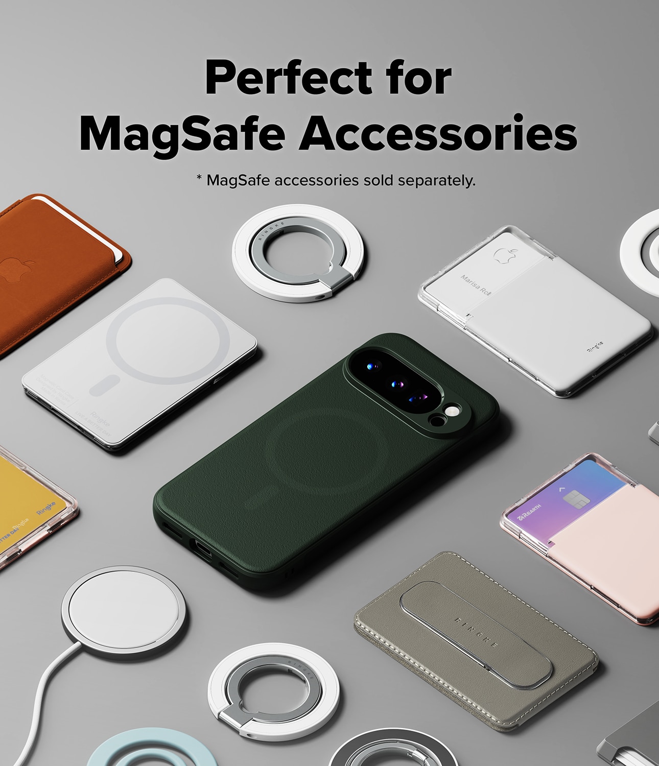 Coque Onyx Magnetic Google Pixel 10 Pro, Dark Green