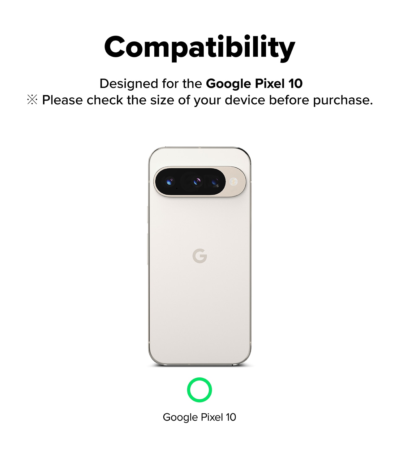 Camera Protector Glass (2 pièces) Google Pixel 10