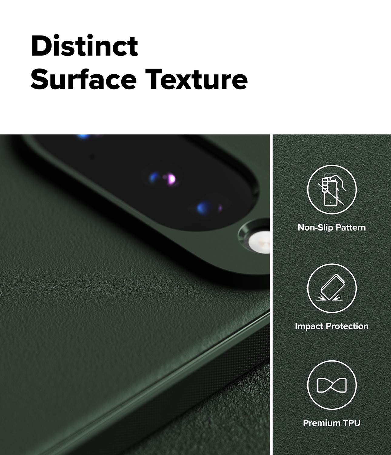 Coque Onyx Google Pixel 10, Dark Green
