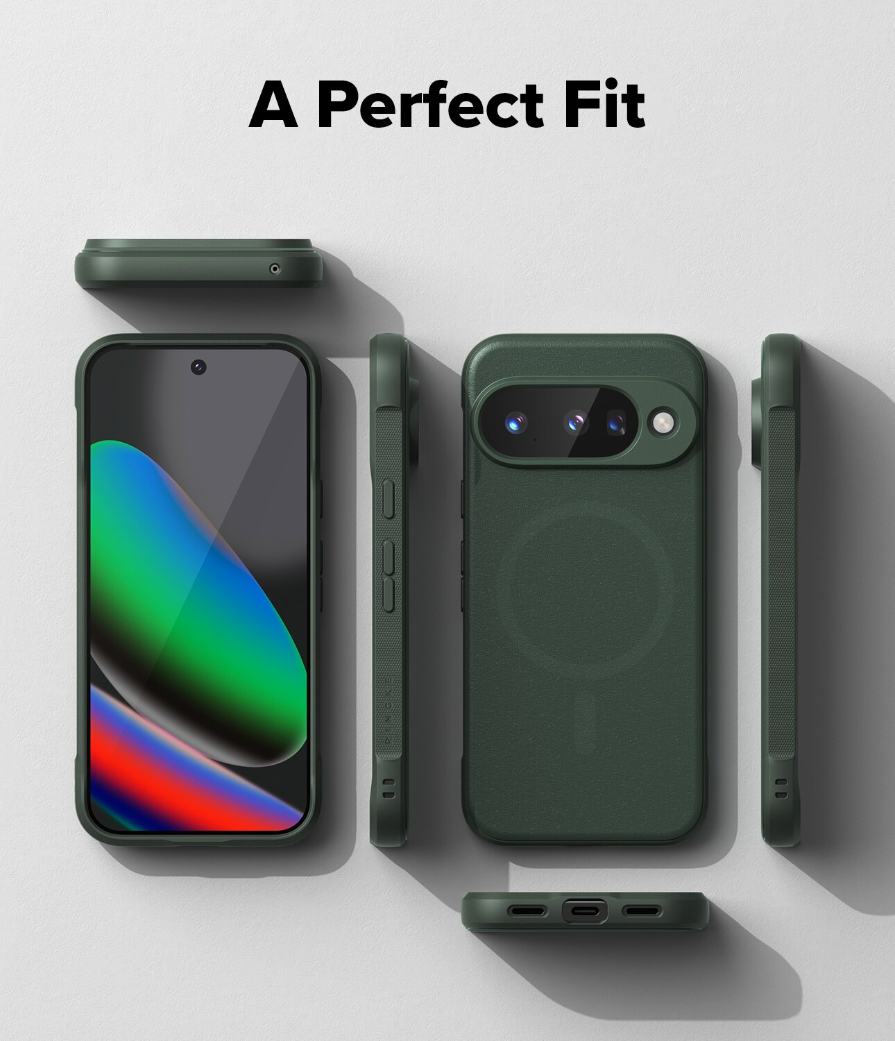 Coque Onyx Magnetic Google Pixel 10, Dark Green