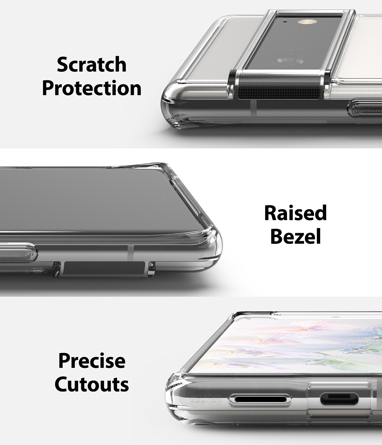 Coque Fusion Google Pixel 6 Pro, Transparent