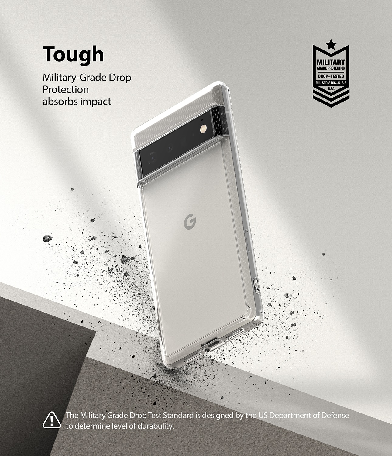 Coque Fusion Google Pixel 6 Pro, Transparent