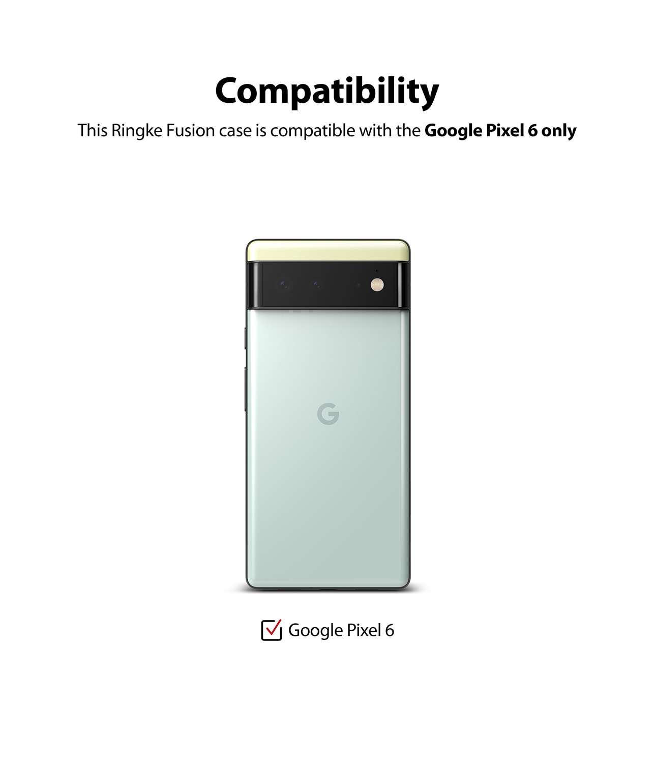 Coque Fusion Google Pixel 6 Clear