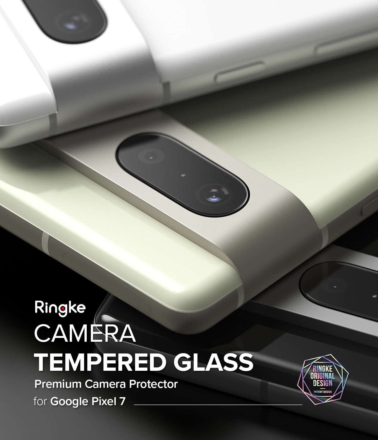 Camera Protector Glass (3-pack) Google Pixel 7 Transparent