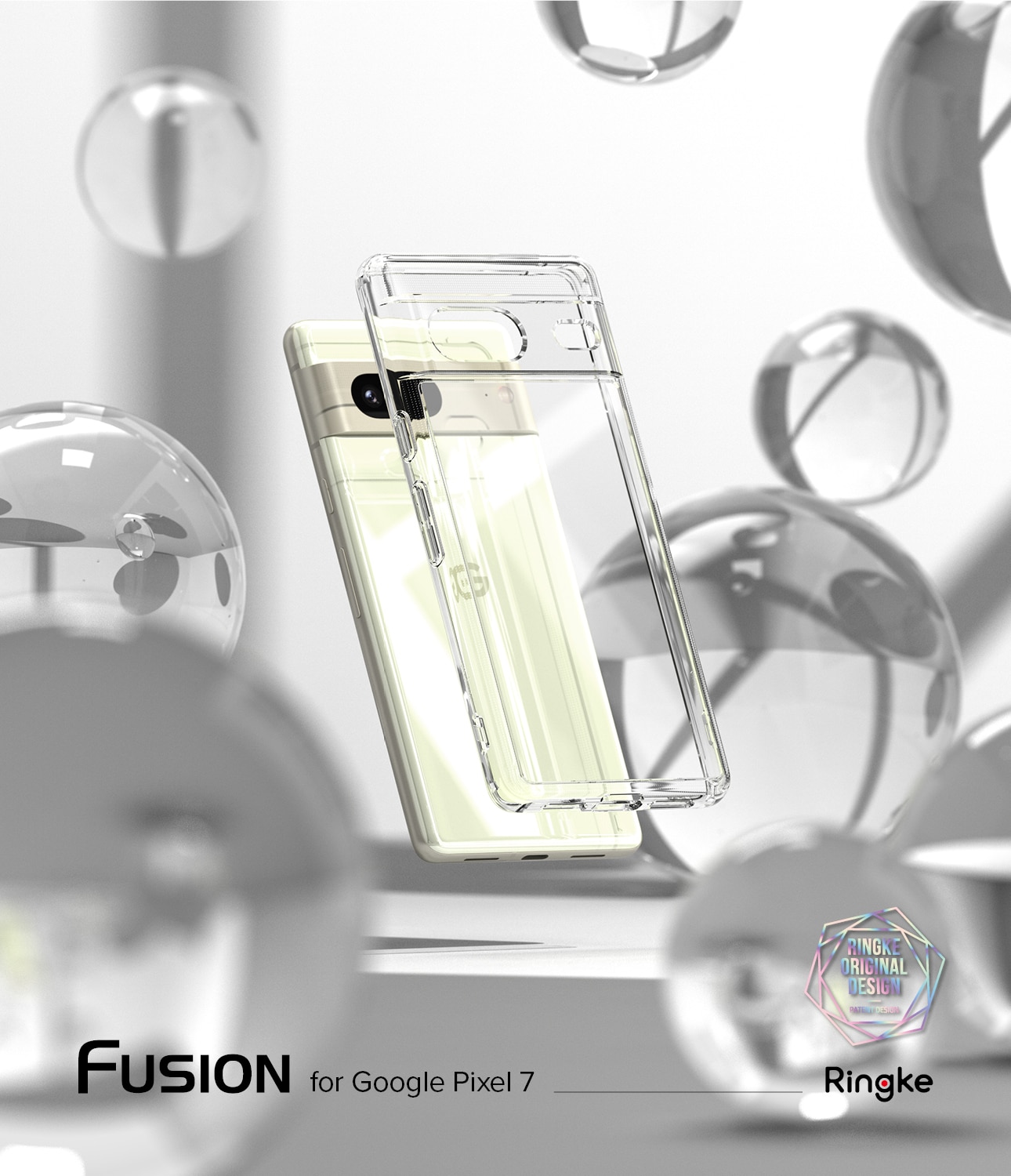 Coque Fusion Google Pixel 7, Transparent