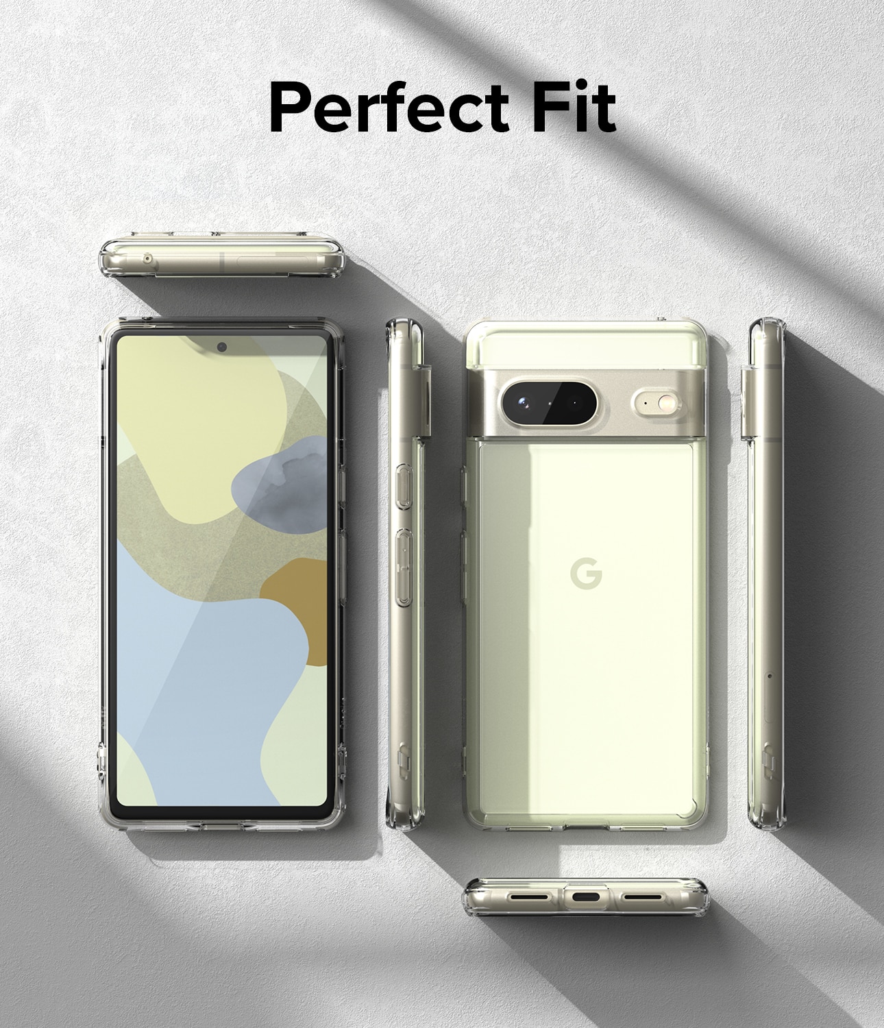 Coque Fusion Google Pixel 7, Transparent