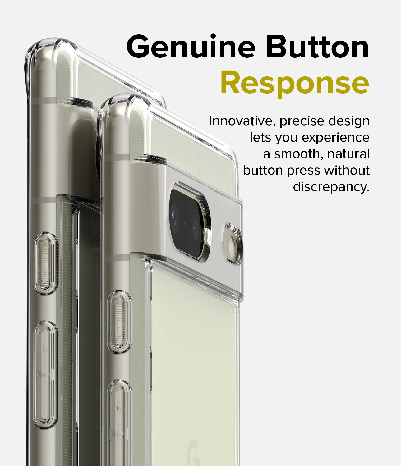 Coque Fusion Google Pixel 7, Transparent