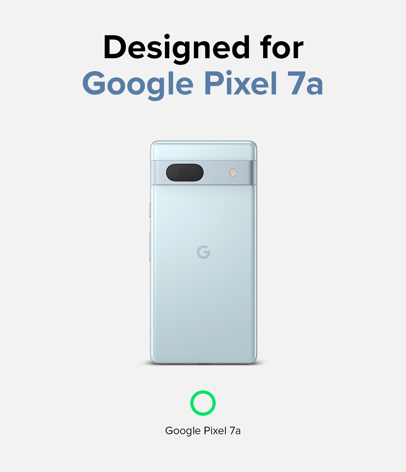 Coque Fusion Google Pixel 7a, Transparent