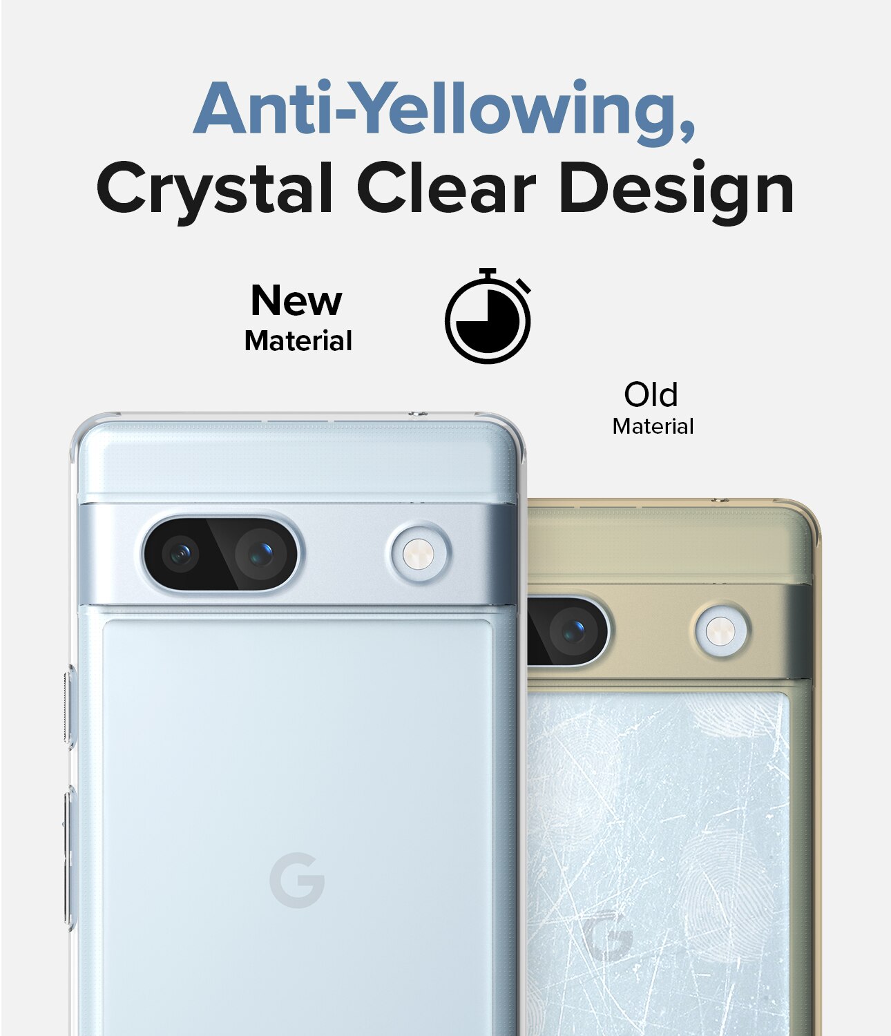 Coque Fusion Google Pixel 7a, Transparent
