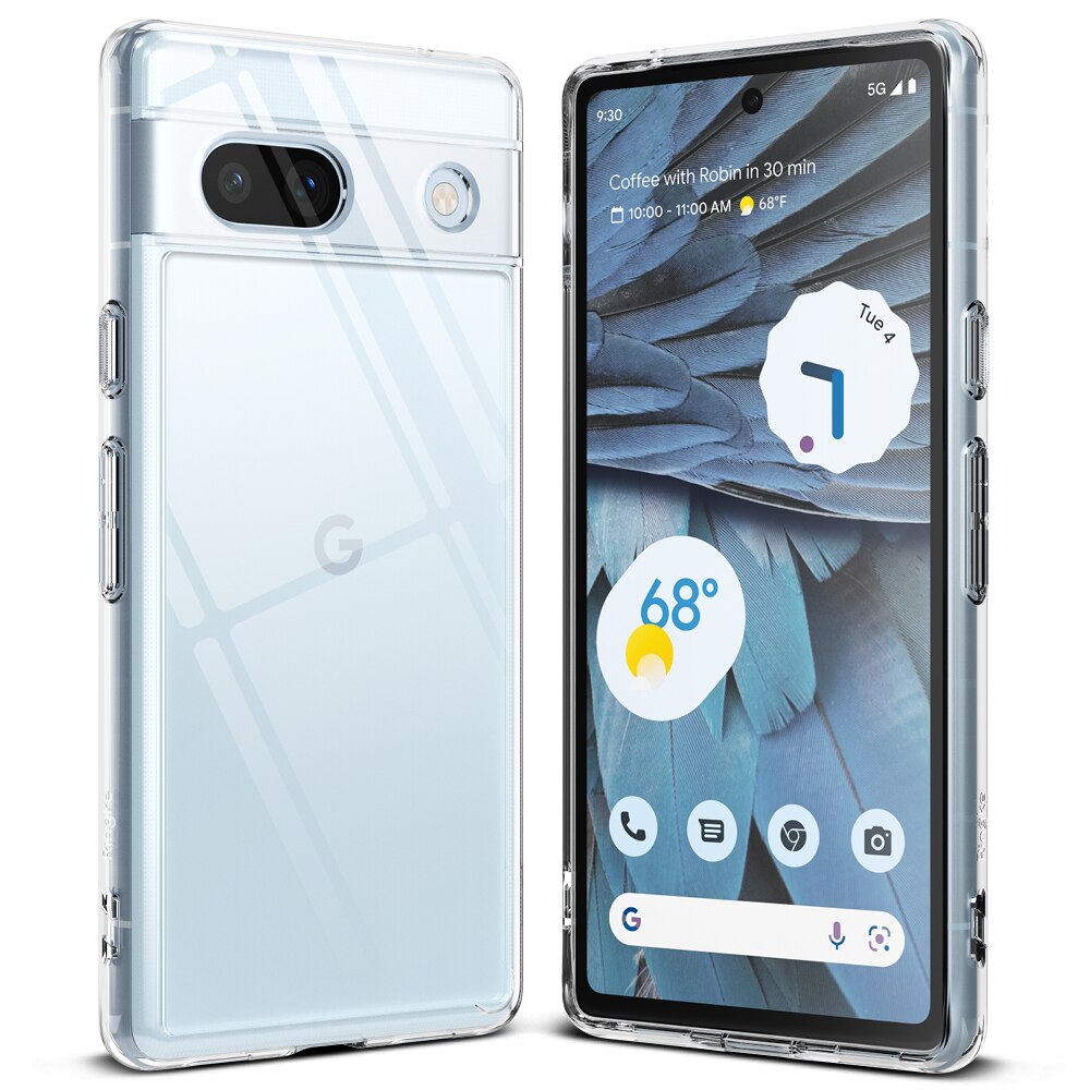 Coque Fusion Google Pixel 7a, Transparent