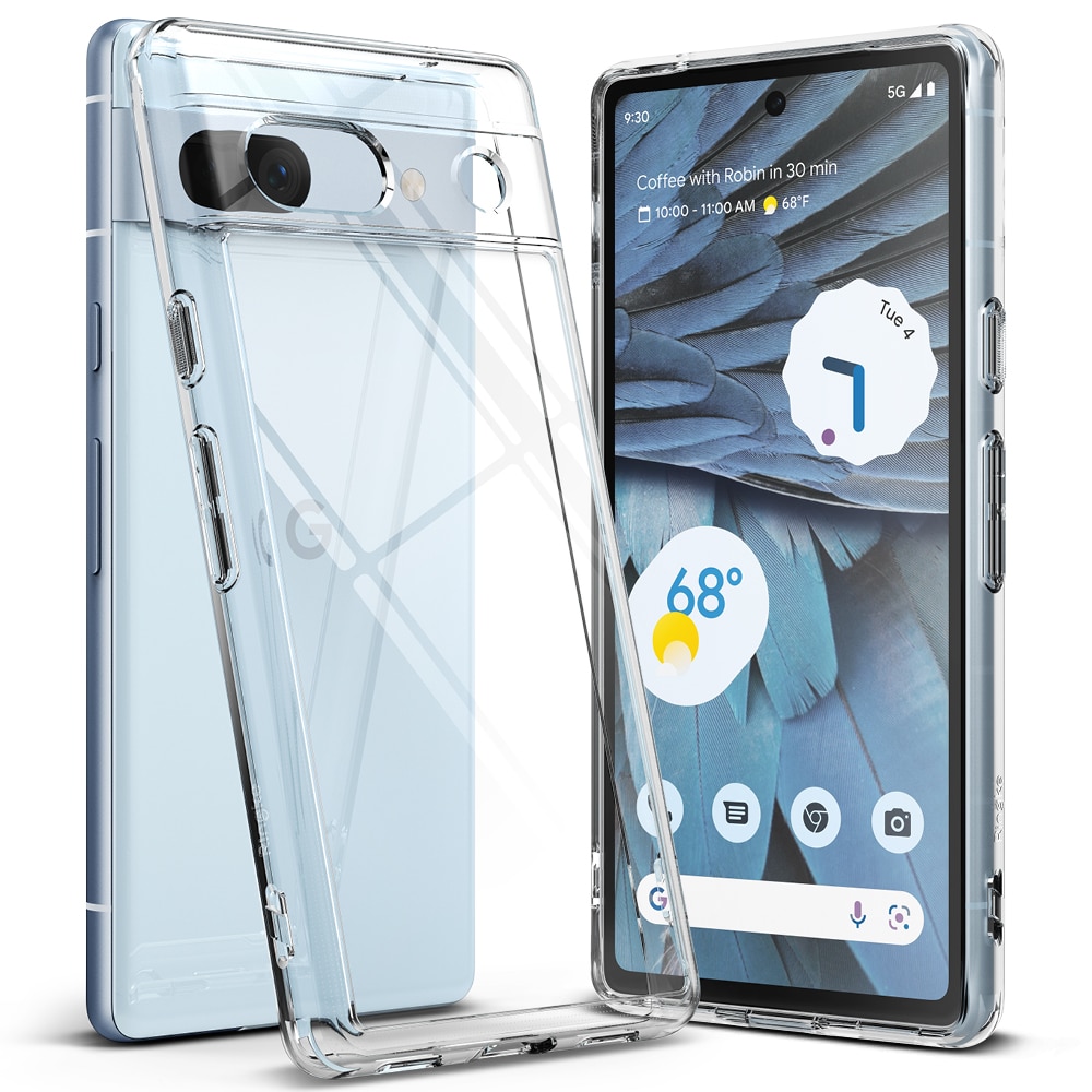 Coque Fusion Google Pixel 7a, Transparent