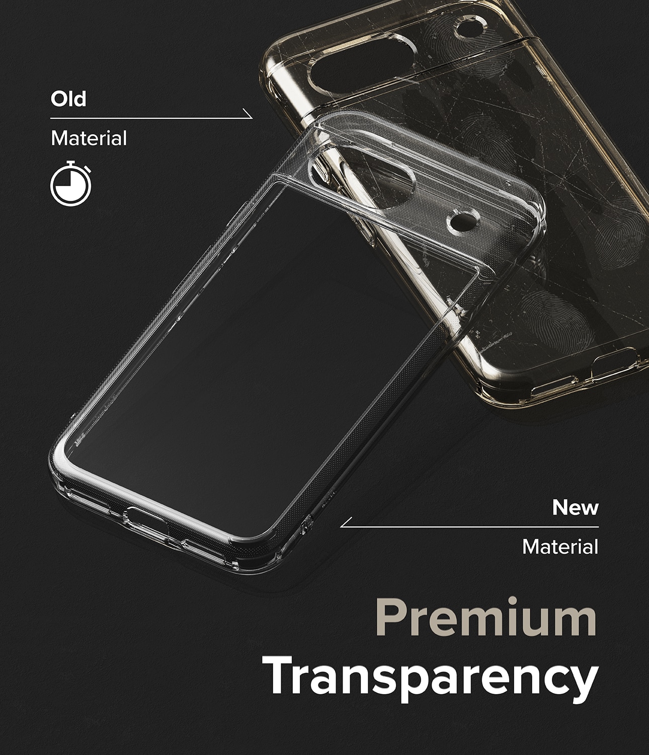 Coque Fusion Google Pixel 8a, Transparent