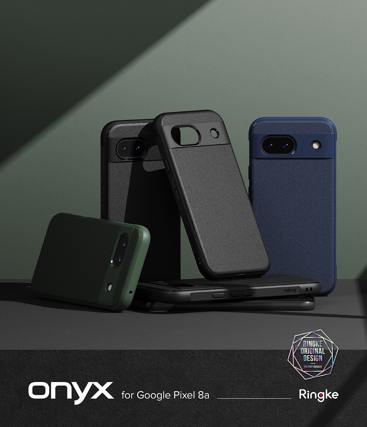 Coque Onyx Google Pixel 8a, noir