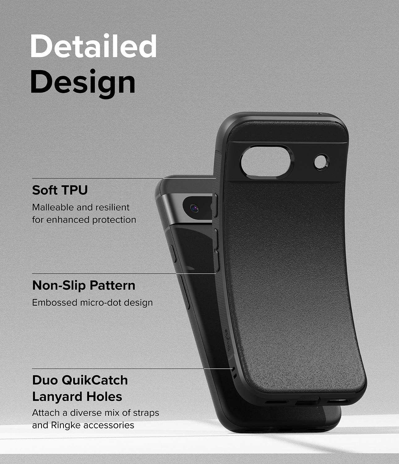 Coque Onyx Google Pixel 8a, Black