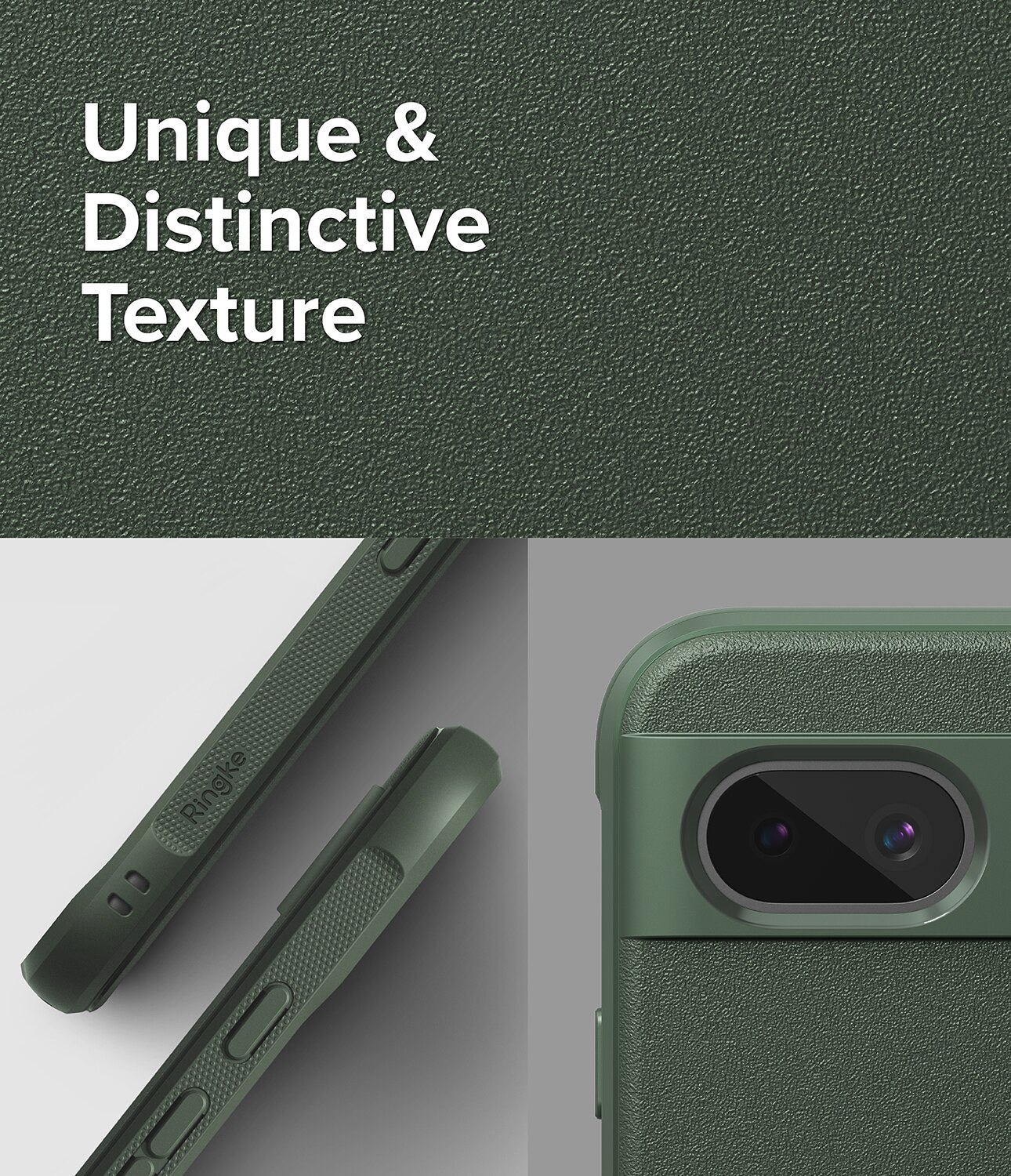 Coque Onyx Google Pixel 8a, Dark Green