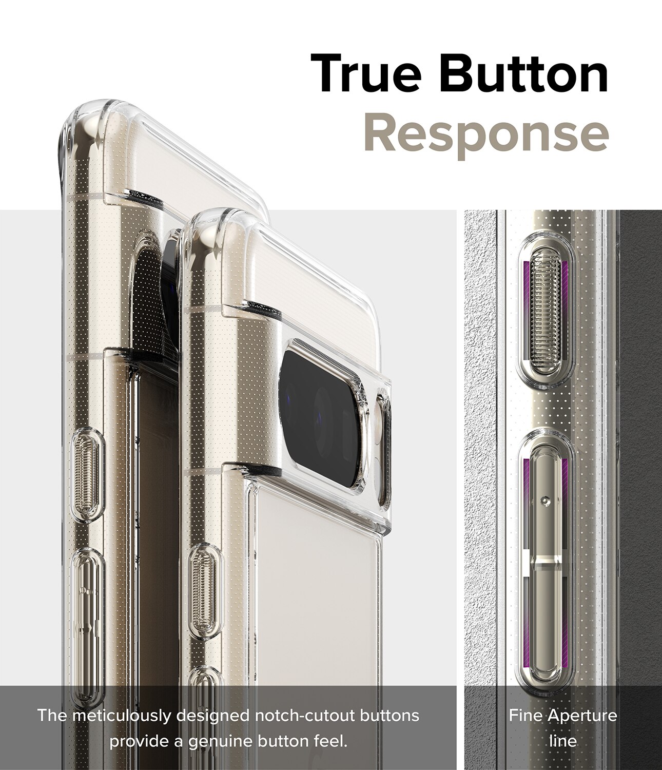 Coque Fusion Google Pixel 8 Pro, Transparent